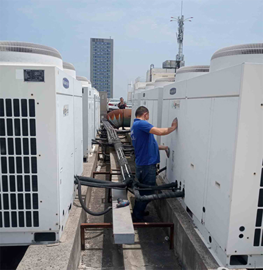 应城中央空调制热和不制冷系统维修方法